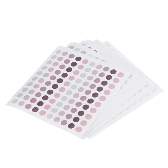 Washi Tape Round Coding 5000 Dots Labels Colored Circle Sticker Sheet 4mm Self Adhesive Home Office 10 Colors