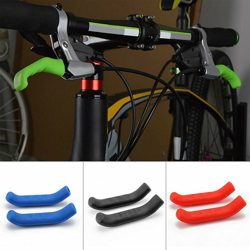 1 Pair MTB BMX Bike Bicycle Brake Lever Grips Protector Sleeves Cover SI 