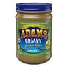 Adams Creamy Organic Peanut Butter, 16-oz