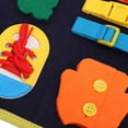 thumbnail image 3 of Manta de actividad sensorial para aliviar la ansiedad, desarrollo de inteligencia, tablero sensorial de habilidades básicas multiusos para niños mayores, 3 of 8