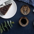 thumbnail image 5 of FMSHPON Lion Set of 8 Round Coaster for Drinks, Absorbent Ceramic Stone Coasters Cup Mat with Cork Base for Home Kitchen Room Coffee Table Bar Decor, 5 of 5