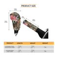 thumbnail image 5 of FORUDESIGNS Zebra Flower Print 2 PCS Car Handbrake Cover Gear Shift Cover Set, Non-Fading Vehicle Handbrake Grip Cover Shift Lever Handle Protector Universal Fit for SUV Sedan Van, 5 of 5