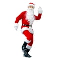 thumbnail image 1 of DuoJiaJ Male Funny Christmas Cosplay Set Eight Piece Santa Dress Up Set, 1 of 2