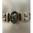 thumbnail image 4 of Bracelet of The Holy Family handmade jewelry with Double Leather Straps by Graciela's Collection, 4 of 4