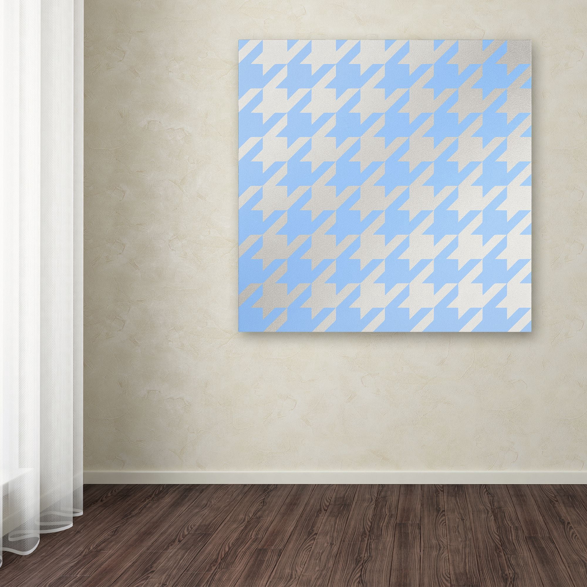 Trademark Fine Art "Xmas Houndstooth 3" Canvas Art by Color Bakery