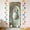 B, variant on FEOLGEHLY 35.4x71 inch Happy Easter Door cover for Spring Decorations, Egg, Bunny, Wreaths Flower Pattern Door Banner Easter Door Cover Fluffy Bunny & Floral Design Door Decorations for Bedroom