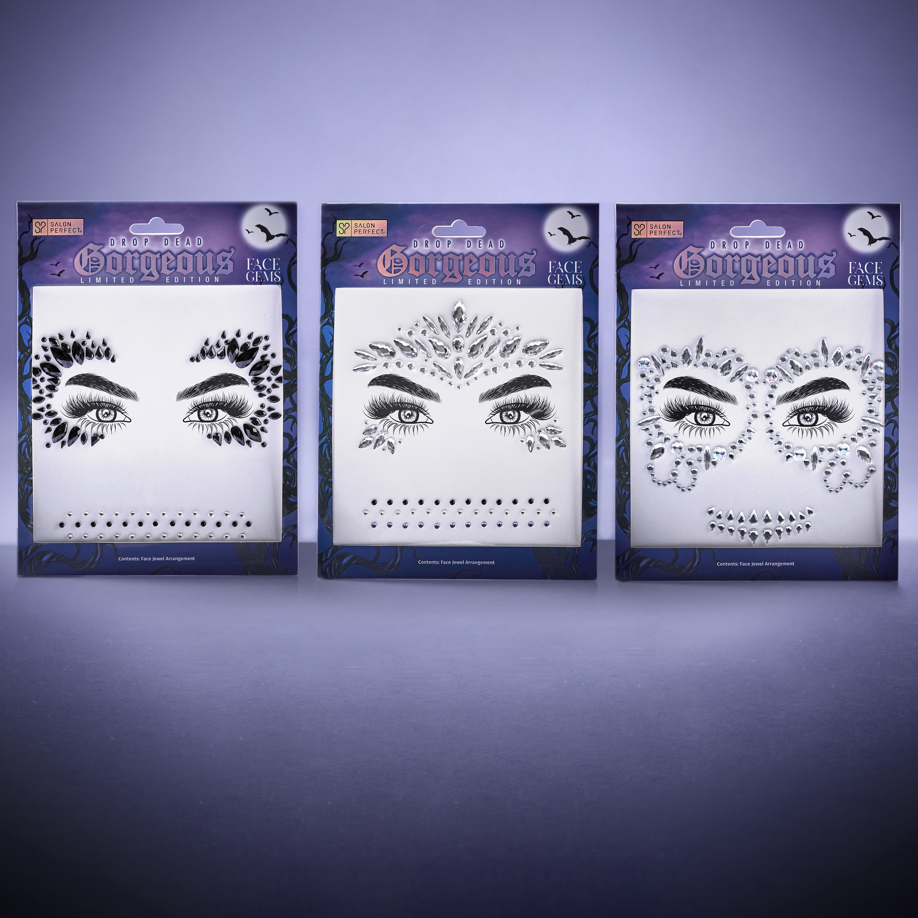 Salon Perfect Halloween Face Gems, Maleficent