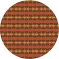 thumbnail image 1 of Ahgly Company Machine Washable Indoor Round Transitional Tomato Red Area Rugs, 7' Round, 1 of 7