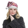 thumbnail image 5 of Haiem Cute Girl Pattern Santa Hat Confortable Velvet Christmas Hat for Christmas Party Favors Fit for Adults Men Women, 5 of 6