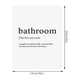 thumbnail image 2 of Xihbxyly Letrero de Baño Bohemio, Impresión Artística Divertida para Pared, Diseño Personalizado, Decoración para El Hogar, Un Toque Elegante, Disponible En Varios Tamaños, Sin Marco., 2 of 2