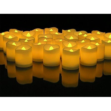 Banberry Designs Led Lighted Flickering Votive Style Flameless