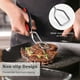 thumbnail image 2 of Cooking Scissors Tongs, 11" Stainless Steel Kitchen Tongs with Comfort Handles for Holding Food, 2 of 5