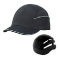 thumbnail image 2 of Gorra de béisbol ajustable Colamx con visera larga para sol Negro, 2 of 8