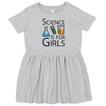 thumbnail image 3 of Inktastic Science is for Girls Girls Toddler Dress, 3 of 5