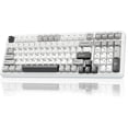 thumbnail image 1 of Restored AULA F99 Wireless Mechanical Keyboard,Tri-Mode BT5.0/2.4GHz/USB-C Hot Swappable Custom Keyboard,Pre-lubed Linear Switches,RGB Backlit Computer Gaming Keyboards for PC/Tablet/PS/Xbox (Refurbished), 1 of 9