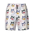 thumbnail image 4 of Lsque Mens Swim Trunks Cute Dog Pattern - Bathing Suit Compression Liner - Beach Swim Shorts Swimwear - (S-3XL) - Stretch Quick Dry -X-Large, 4 of 9