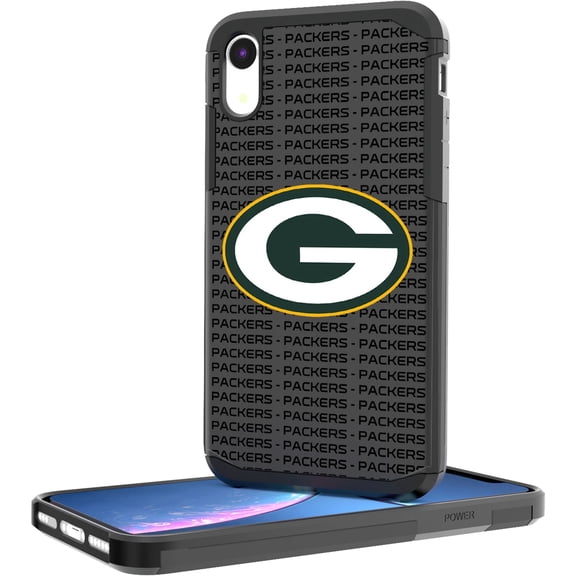 Green Bay Packers iPhone Rugged Case with Text Design