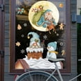 thumbnail image 4 of Christmas Window Decoration Snowflake Wall Sticker Moon Santa Claus Glass Wall Sticker SD2208, 4 of 5