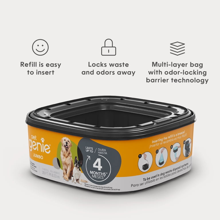 Pet Genie Dog Waste Refill Film, 28 Feet, 4-Month Supply photo 3