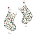 thumbnail image 3 of Salouo Winter Woodland Friends Print Christmas Stockings,Large Xmas Stocking Set of 1 Holiday and Farmhouse Stocking for Christmas Holiday Party Decoration(17.7*11 Inch), 3 of 7