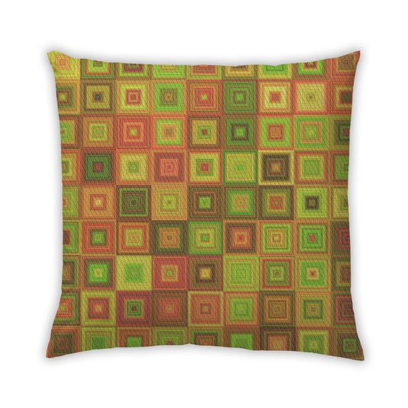 Ahgly Company Indoor Square Contemporary Throw Pillow, 18 inch by 18 inch