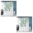 thumbnail image 3 of Naiovety Cortina de baño blanca, elegante y ecológica, impermeable y duradera, moderna cortina de ducha de poliéster para baño Type5 NO5, 3 of 6