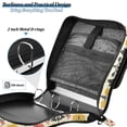 thumbnail image 4 of FORMRS Zipper Binder with Shoulder Strap 2-inch Ring 500 Sheet Capacity File Bag, Beige Floral, 4 of 5