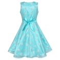 thumbnail image 2 of Flower Girls Dress Blue Rose Wedding Party Birthday 14 Years, 2 of 6