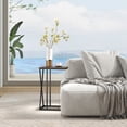thumbnail image 7 of Manxile Set of 2 C Shaped End Table Metal Sofa Side Table for Sofa,Couch, Bedroom,Living Room, Brown, 7 of 7