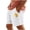 White, variant on Mens Shorts Shorts Men Printed Design Shorts for Men Casual Fabric Tropical Pattern Vacation Wear With Pockets M