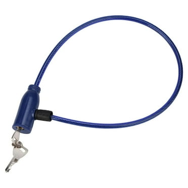 XIRQI YUANHUIU Security Bike Chain Lock,Anti-Theft Cable Lock with 2 Keys,Heavy Duty Cut Proof Bicycle Lock