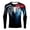 Blue, variant on Halloween Unisex Superhero Compression Top for Sports Long Sleeve Spider Athletic T-Shirts Crewneck Gym Pullover Graphic Running Shirt for Workout Training Multicolor 2XL