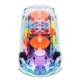 thumbnail image 5 of Concepto de coche de engranaje transparente, coche de juguete para niños, coche eléctrico, música, luz, coche de conducción, 5 of 5