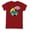 Cardinal, variant on DC Coal Women's T Shirt, Athletic Heather, Large