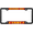 Black - Style 2, variant on [Officially Licensed US Marine Corps Product] - USMC Marine Dad - Domed Custom-Made Personalized Narrow (Thin) Top 4 Hole Metal Car License Plate Frame with Free caps - Black Frame (Qty: 1)