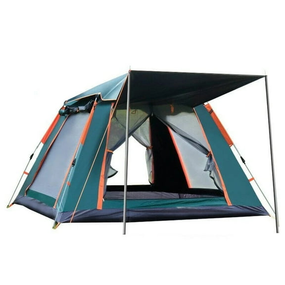 Camping Tent Popup Tent Water Resistant Windproof Dome Hiking Tent 4 People Family Easy Setup