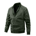 thumbnail image 1 of Veste Décontractée Ample Légère Coupe-Vent à Manches Longues avec Fermeture Éclair avant et Poches pour Activités Extérieures, Randonnée, Cyclisme, Camping, 1 of 8