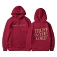 thumbnail image 4 of Arlun Christian Hoodies for Women Plus Size Letter Graphic Printed Hooded Sweatshirts Loose Cozy Drop Shoulder Long Sleeve Pullovers Tops with Pocket Fashion 2025 Red S, 4 of 4