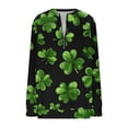 thumbnail image 2 of TaTaai Women Fashion St. Patrick's Day Graphic Print Loose Round Neck Sweatshirt Long Sleeve Casual Pullover Top Soft for Daily Streetwear Office Spring Fall Winter Gift, 2 of 5