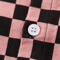 thumbnail image 6 of WRKEKC Kids Boy and Girls Checkered Print Shirt Button-Front Long Sleeve Collared Casual Top for 1-7 Years Fall Winter Wear, 6 of 9