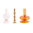 thumbnail image 1 of 3 Piezas de Vidrio Decorativo Titular de Soporte Florero Seco Comedor Navidad Sunnimix Porta vela, 1 of 7