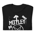 thumbnail image 3 of Motley Crue - Black and White Logo Unisex T-Shirt - Black - Small, 3 of 7