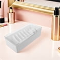 thumbnail image 4 of Moluckfu Organizador Acrílico Para Extensiones De Pestañas Con Tapa Y Compartimentos Para Suministros De Belleza, 4 of 8