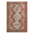 thumbnail image 2 of Unique Loom Charlotte Collection Area Rug - Quail (6' 1" x 9' Rectangle Terracotta/Light Blue), 2 of 6