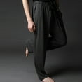 thumbnail image 5 of Pantalones de pijama para hombre Bolsillos Pantalones de pijama Ropa de dormir Ropa de hogar Pantalones de salón, 5 of 5
