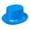 #01Sky Blue, variant on Top Hat for Men Women Adult, Magician Victorian Pilgrim Theatrical Clown Bowler Tailcoat, Cosplay Costume Blue