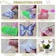 thumbnail image 4 of 8 Pcs Butterfly Painting Kits, Diamond Art Kits for Garden Decor, Butterfly Stakes Diamond Art Kits for Adults, Crafts for Adults, 4 of 8