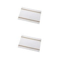 thumbnail image 1 of Kearding Tapete de de PVC a rayas, manteles individuales resistentes a las manchas, posavasos rectangulares antideslizantes para mesas de Blanco Rectángulo/30*45cm 2Conjunto, 1 of 6