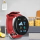thumbnail image 3 of sweethay reloj inteligente de plástico de 1,3 pulgadas, redondo, alimentado por batería, frecuencia cardíaca, presión arterial, recargable, compatible Type3 NO3, 3 of 6