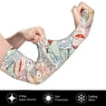 thumbnail image 3 of Haiem Passport Stamp UV Protection Cooling Arm Sleeves for Men and Women UPF 50 Sun Sleeve, 3 of 8